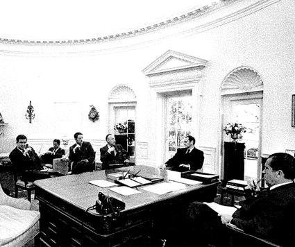 PJB at Nixon Meeting